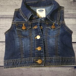 Denim Vest Size 12-18 Months